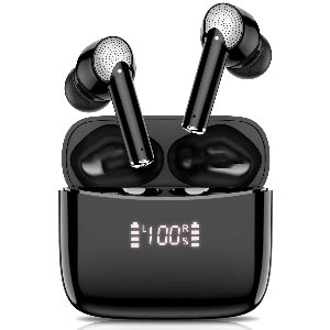 ANC ENC Bluetooth Headphones LED Power Display Support Wireless Earphones